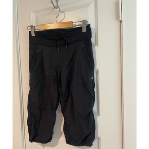 lululemon athletica Black Cropped Pants